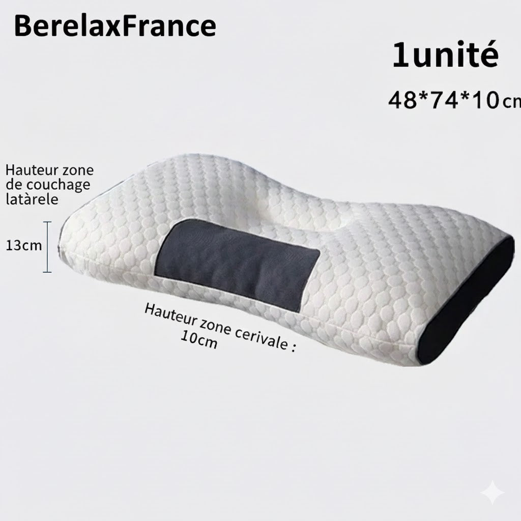 Oreiller Anti-Ronflement – Ergonomique & Mémoire de Forme