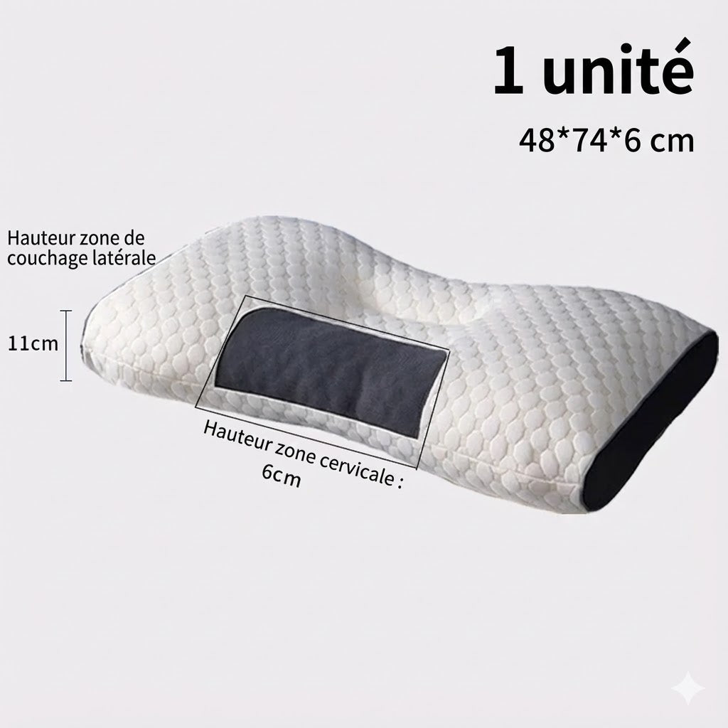 Oreiller Anti-Ronflement – Ergonomique & Mémoire de Forme