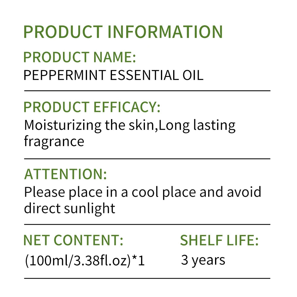 Huile Essentielle de Menthe Poivrée – Massage Corps, Aromathérapie, Spa & Bien-Être Maison - BeRelaxFance