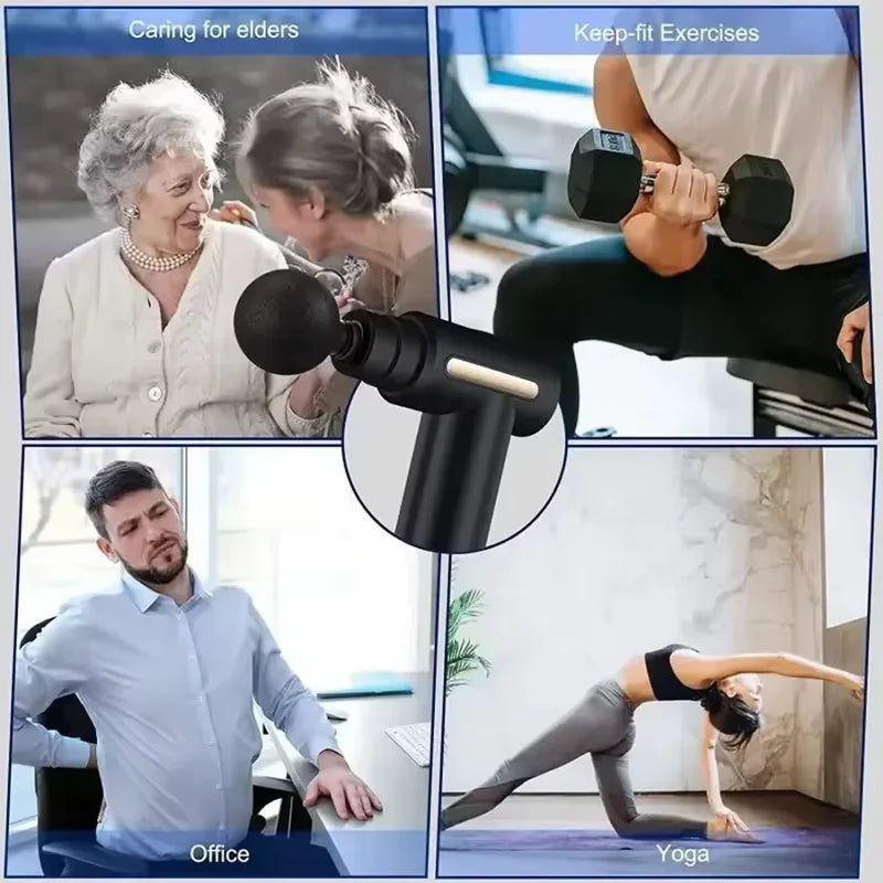 Pistolet de Massage Musculaire Électrique Option 20 vitesses - BeRelaxFance