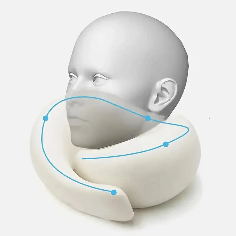 Oreiller de Cou Mémoire de Forme – Soutien Ergonomique & Anti-Douleur