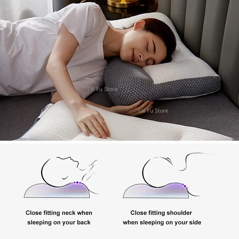 Oreiller Mémoire de Forme pour Toutes les Positions de Sommeil - BeRelaxFance