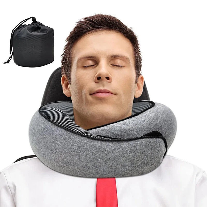 Oreiller de Cou Mémoire de Forme – Soutien Ergonomique & Anti-Douleur