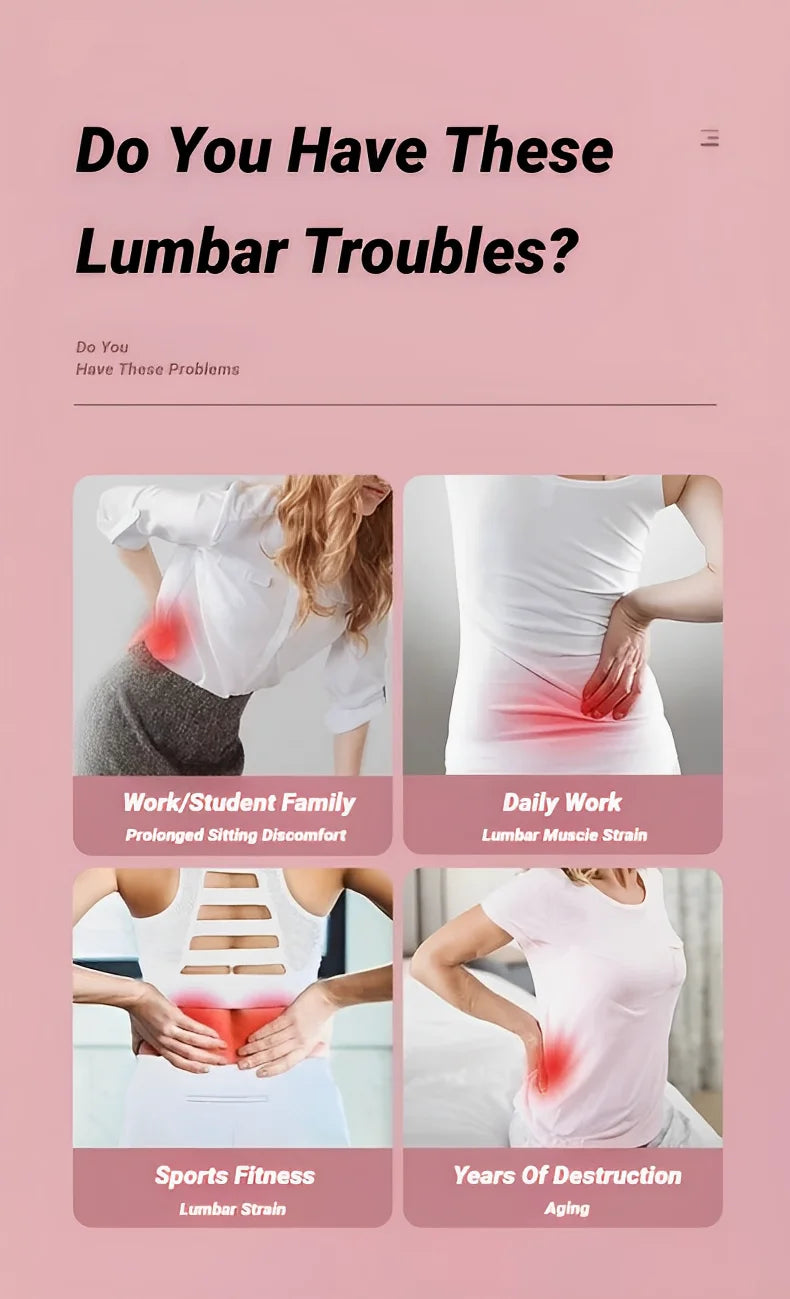 Oreiller d’Étirement Dorsal – Coussin de Soutien Cervical & Lombaire avec Massage pour Sciatique, Hernie Discale & Douleur du Dos