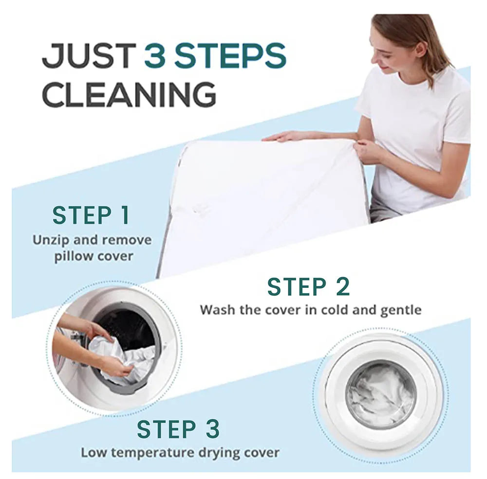 Oreiller Cale de Lit Mémoire de Forme – Anti Reflux & Sommeil Réparateur