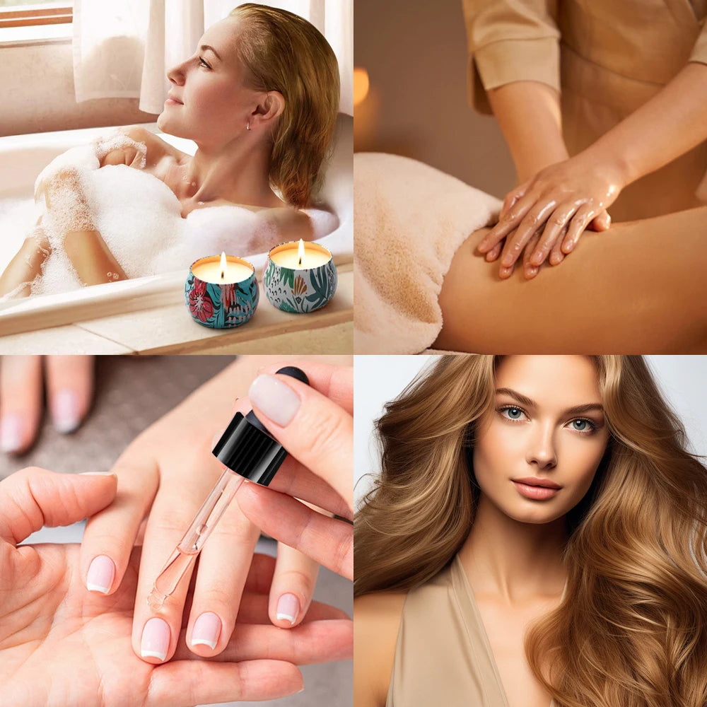 Huile Essentielle de Rose – Soin Visage & Corps, Hydratante, Massage Relaxant & Aromathérapie - BeRelaxFance