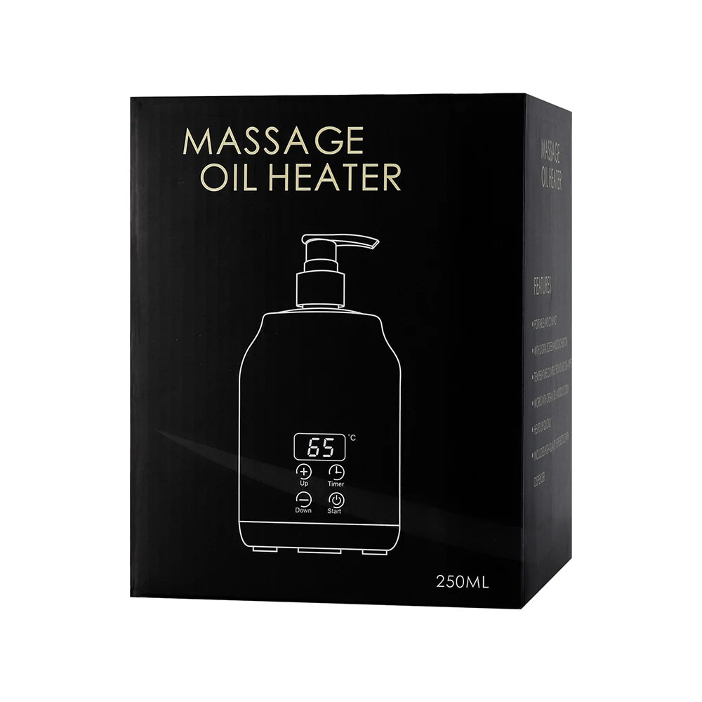 Chauffe-Huile de Massage Électrique – Chauffe-Bouteille LED avec Réglage de Température - BeRelaxFance