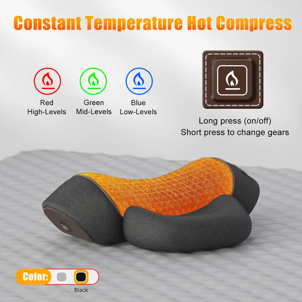 Oreiller de Cou Massant Électrique – In Fresh Plus | Soulagement Cervical & Détente