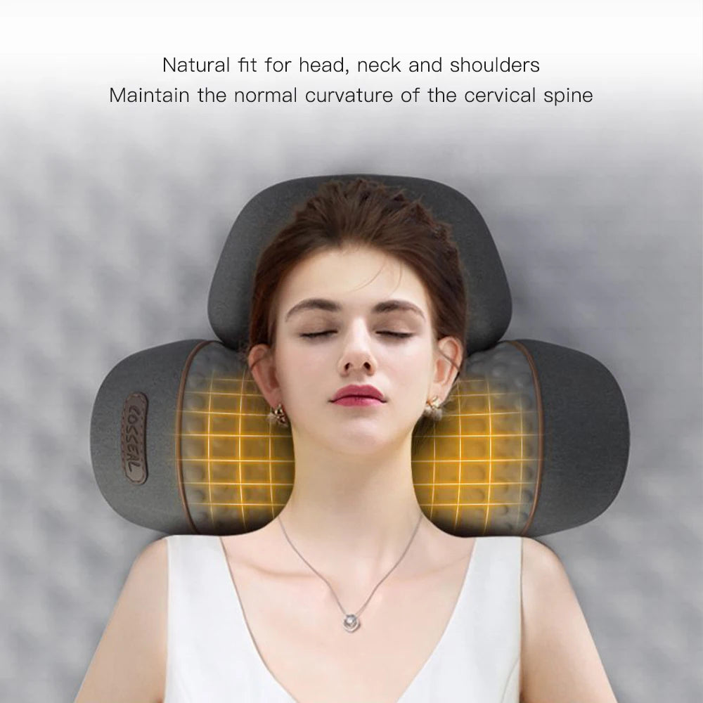 Oreiller de Cou Massant Électrique – In Fresh Plus | Soulagement Cervical & Détente