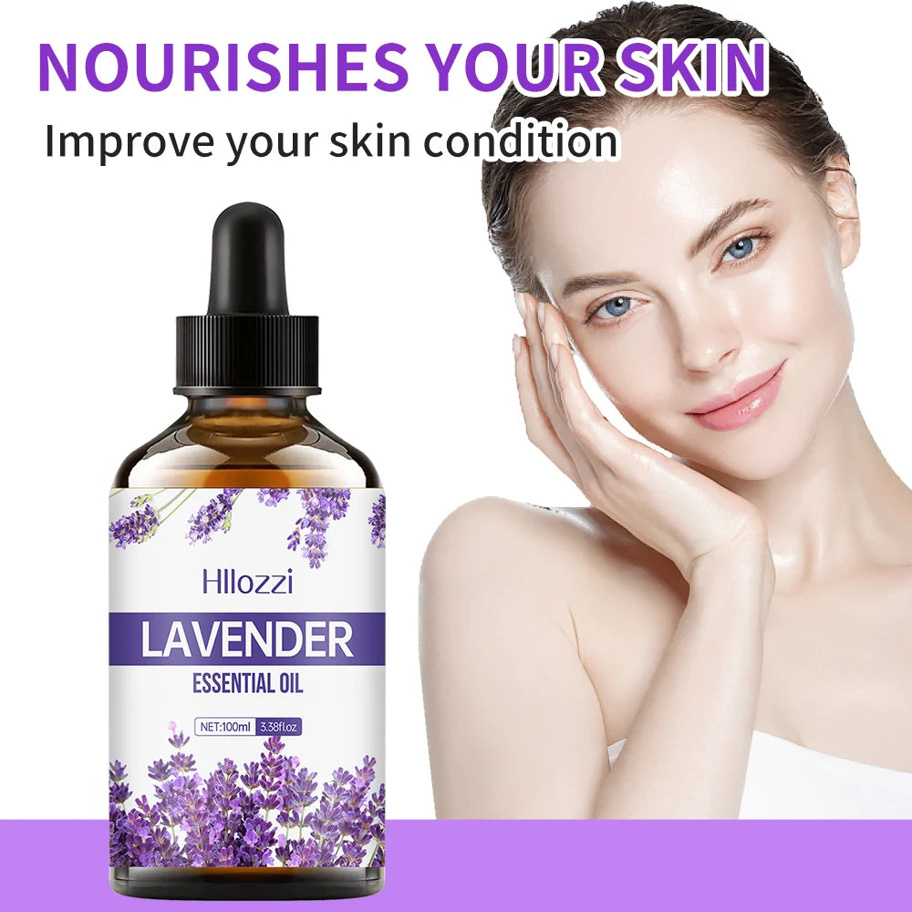 Huile Essentielle de Lavande Pure – Soin Visage & Corps, Hydratante, Massage Relaxant & Aromathérapie - BeRelaxFance