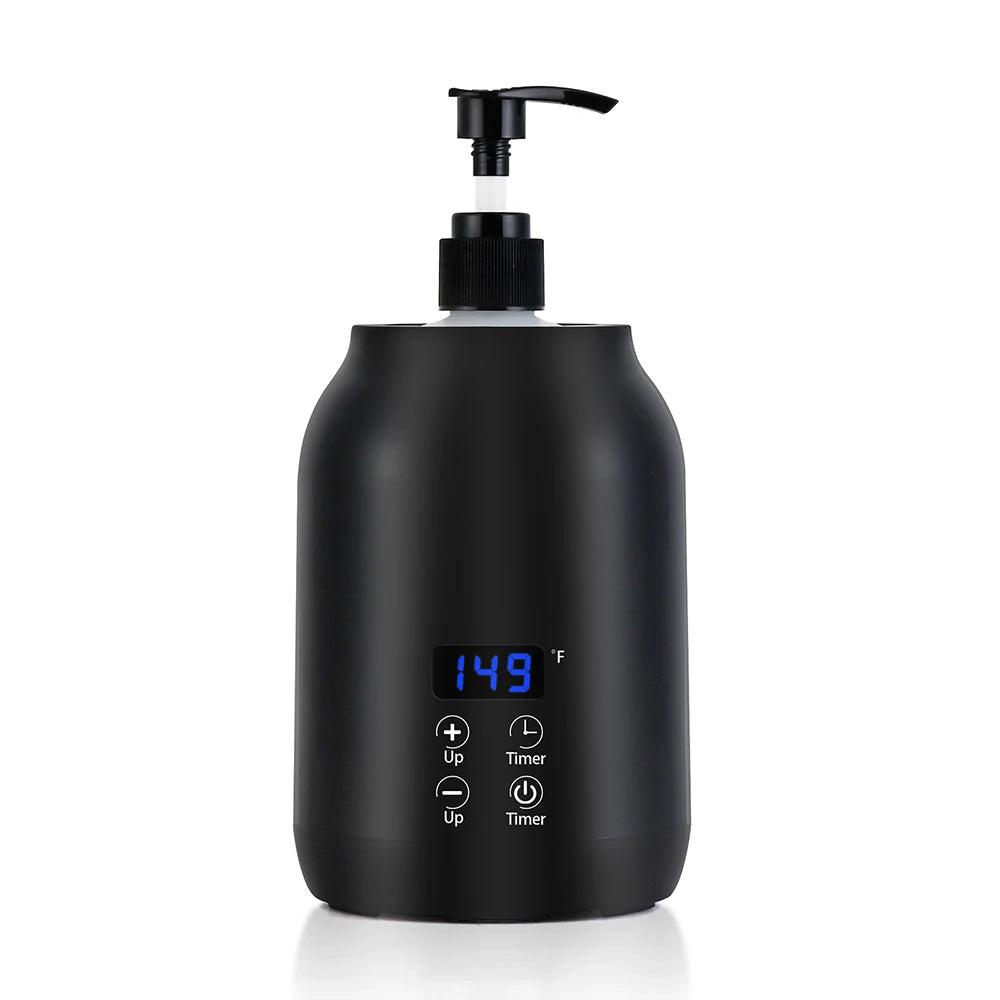 Chauffe-Huile de Massage Électrique – Chauffe-Bouteille LED avec Réglage de Température - BeRelaxFance