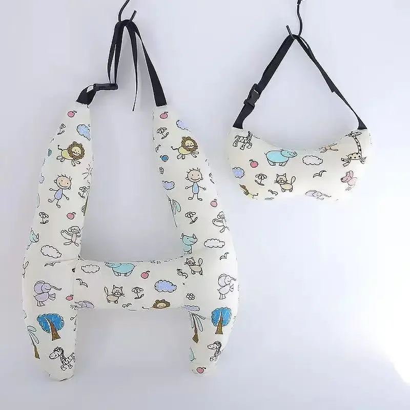 Oreiller de Voyage en H – Confort et Sécurité Bébé, Enfant