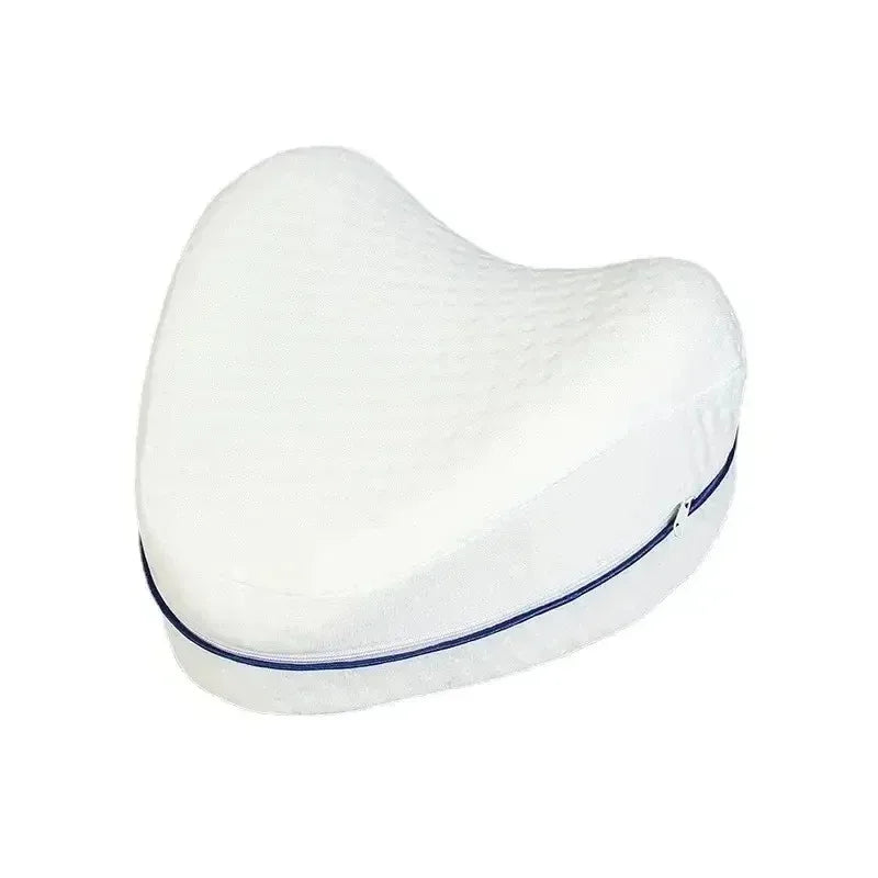 Oreiller de Jambe en Mousse à Mémoire – Coussin Orthopédique Anti-Sciatique pour Soulager le Dos, les Jambes et Améliorer la Circulation