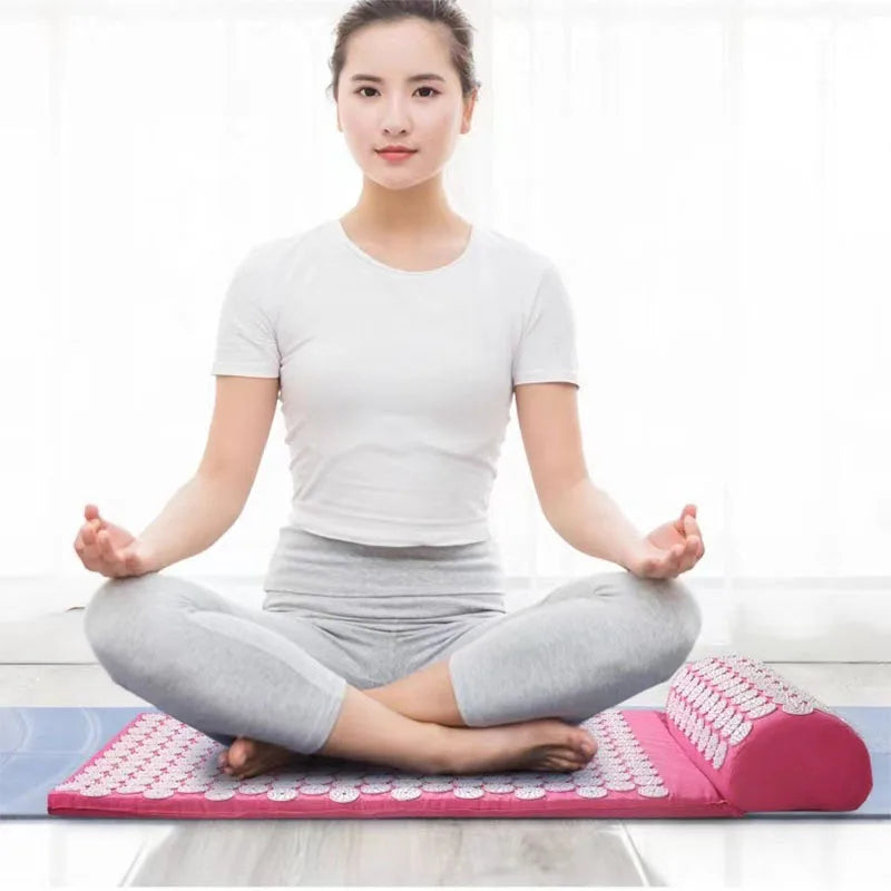 Tapis d’Acupression avec Coussin | Soulage Stress & Douleurs - BeRelaxFance