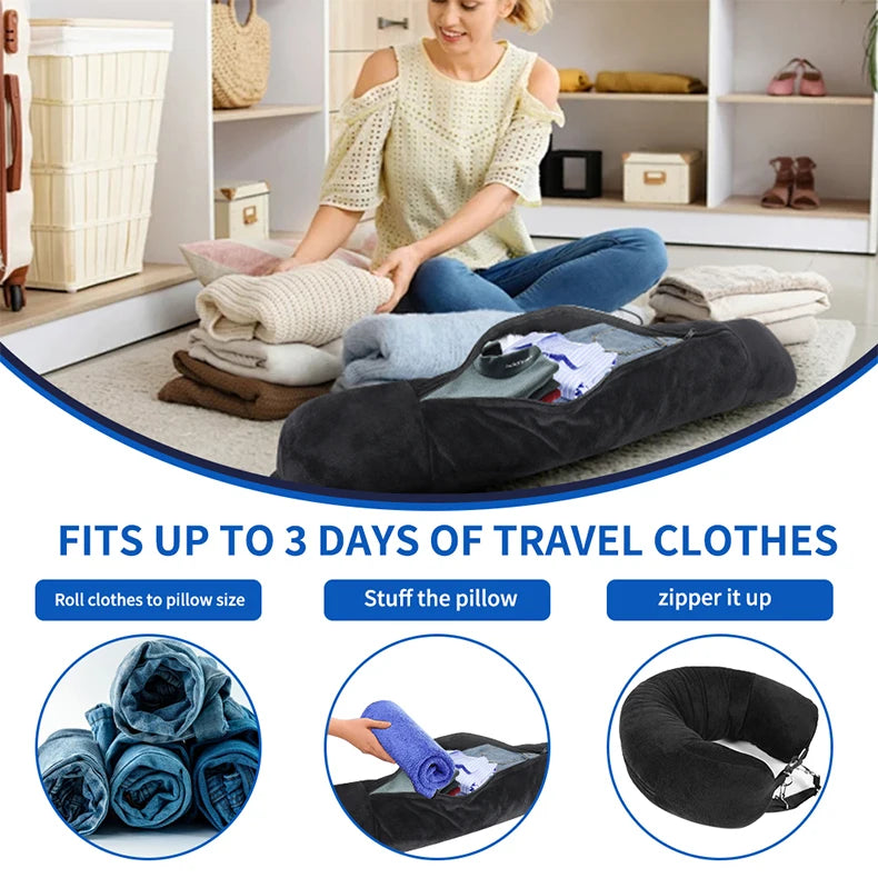 Oreiller de Cou Premium – Voyage & Détente Sans Douleur