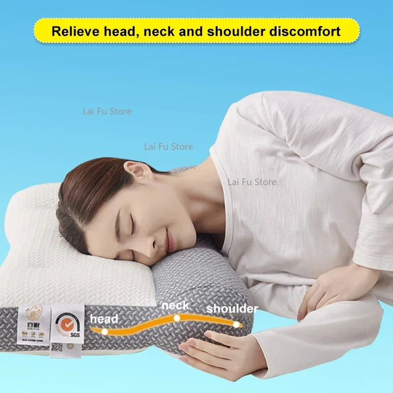 Oreiller Mémoire de Forme pour Toutes les Positions de Sommeil - BeRelaxFance