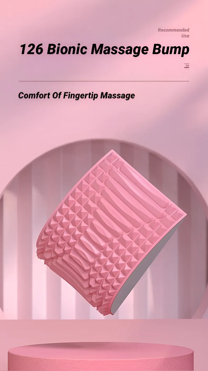 Oreiller d’Étirement Dorsal – Coussin de Soutien Cervical & Lombaire avec Massage pour Sciatique, Hernie Discale & Douleur du Dos