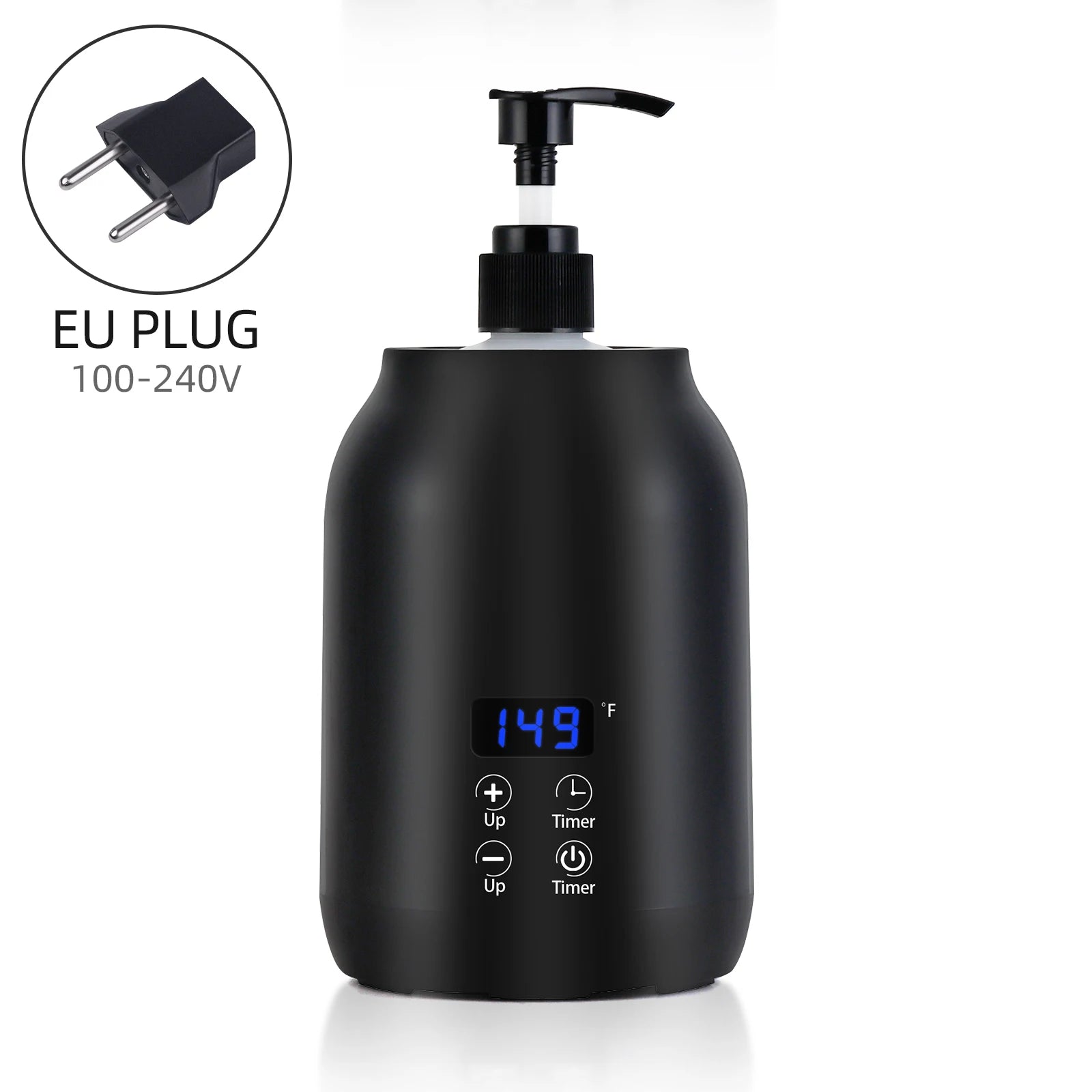 Chauffe-Huile de Massage Électrique – Chauffe-Bouteille LED avec Réglage de Température - BeRelaxFance