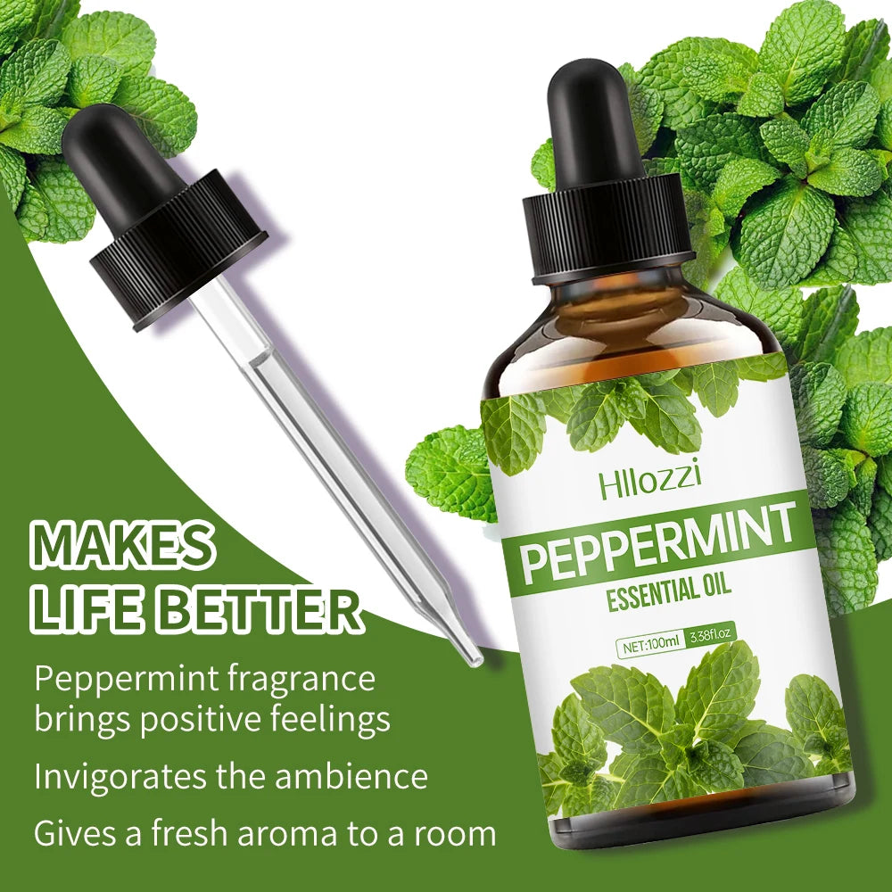 Huile Essentielle de Menthe Poivrée – Massage Corps, Aromathérapie, Spa & Bien-Être Maison - BeRelaxFance