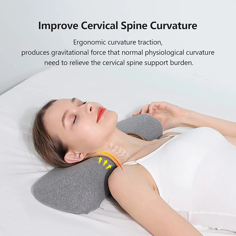 Oreiller Cervical Contour Mémoire de Forme – Sommeil Réparateur