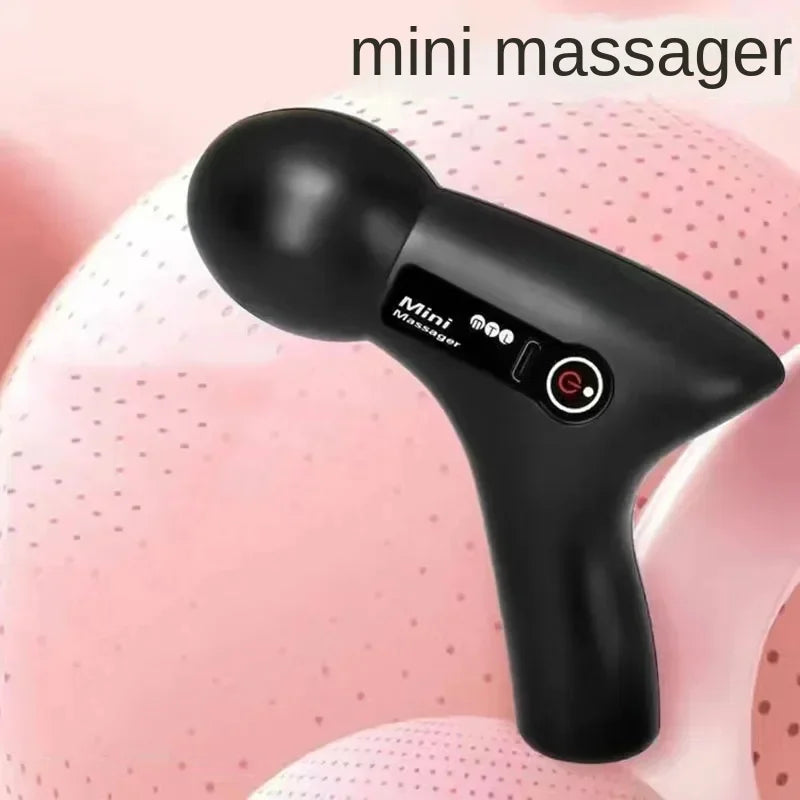 Mini Pistolet de Massage Électrique Portable LCD – 6 Têtes Interchangeables - BeRelaxFance