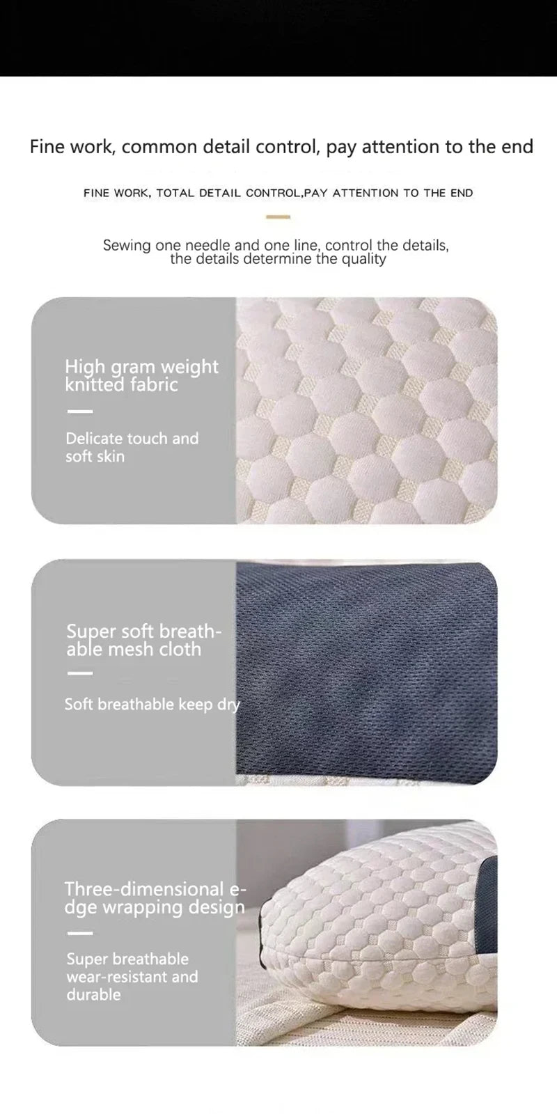 Oreiller Anti-Ronflement – Ergonomique & Mémoire de Forme