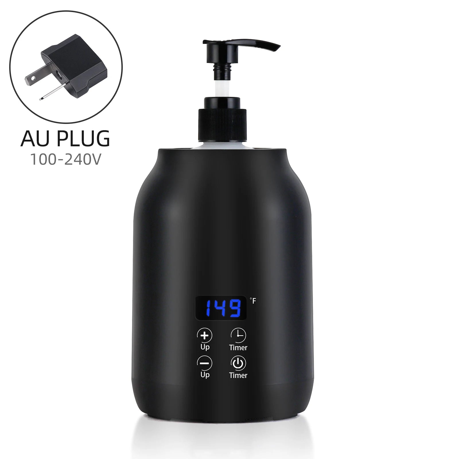 Chauffe-Huile de Massage Électrique – Chauffe-Bouteille LED avec Réglage de Température - BeRelaxFance