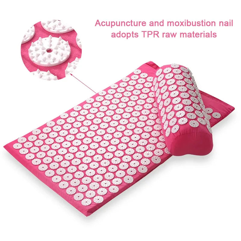 Tapis d’Acupression avec Coussin | Soulage Stress & Douleurs - BeRelaxFance