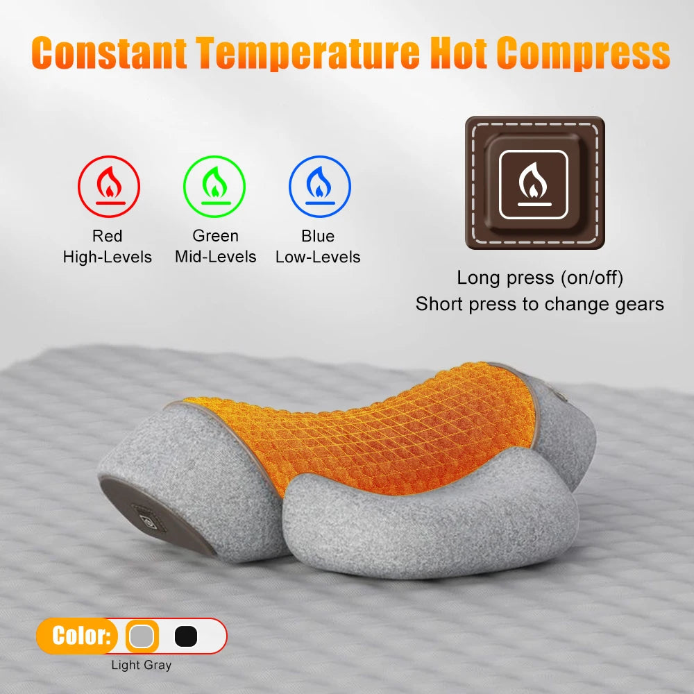 Oreiller de Cou Massant Électrique – In Fresh Plus | Soulagement Cervical & Détente