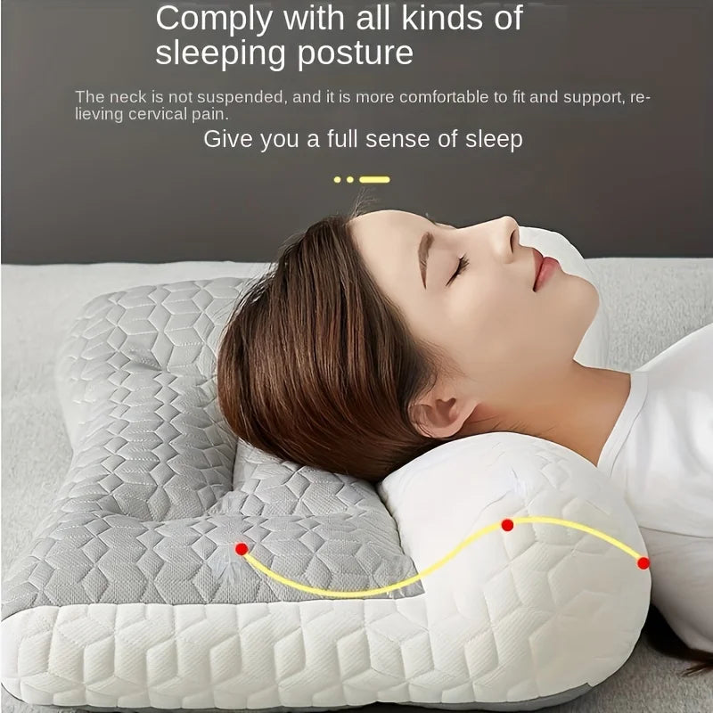 Oreiller Cervical Ergonomique à Zones de Traction | Soutien Optimal de la Nuque