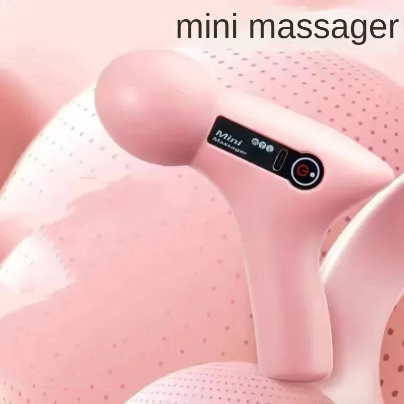 Mini Pistolet de Massage Électrique Portable LCD – 6 Têtes Interchangeables - BeRelaxFance