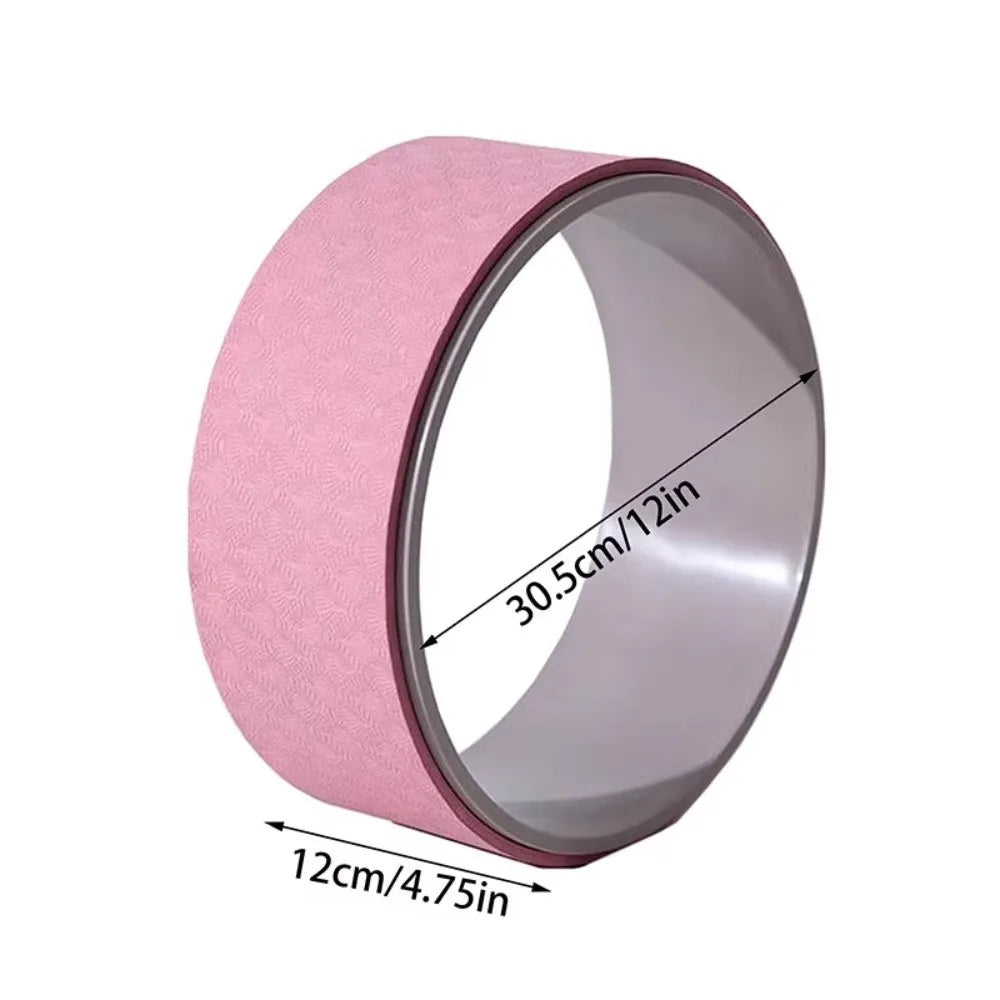 Roue de Massage Musculaire & Yoga – Rouleau Dos Multifonction Pilates | Étirements, Soulagement des Douleurs & Entraînement Maison