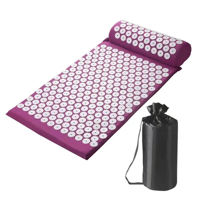 Tapis d’Acupression avec Coussin | Soulage Stress & Douleurs - BeRelaxFance