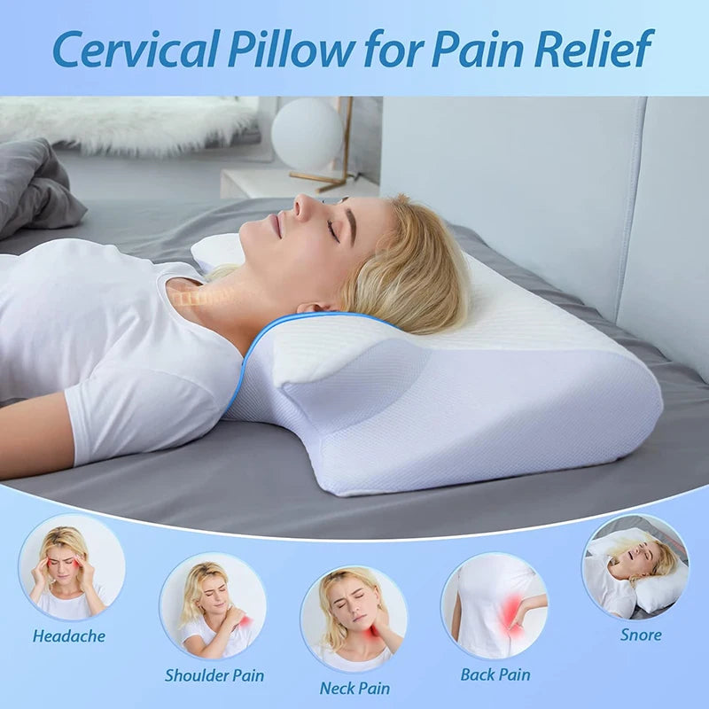 Oreiller cervical en mousse à mémoire de forme de Contour